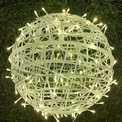 LED Rattan Ball String Lights – Decorative Outdoor Lighting for Gardens and Parties | Kalsten