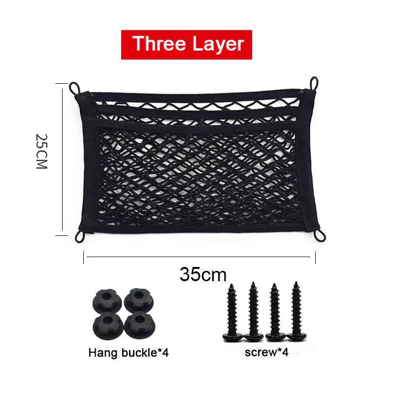 Kalsten | Stretchable Mesh Cargo Net Car Storage Organizer Pocket