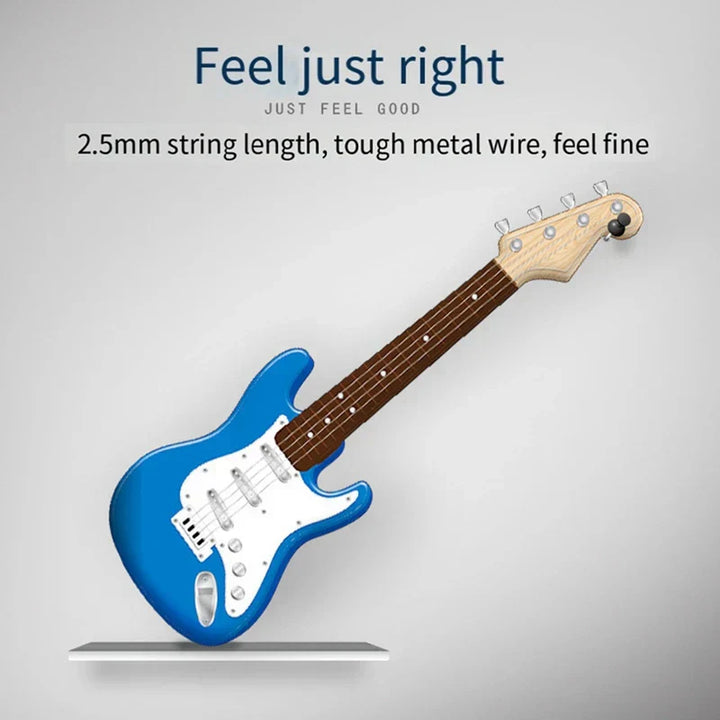 Kalsten | 4-String E-Guitar Toy for Children - Portable Musical Instrument, Perfect Gift for Young Musicians
