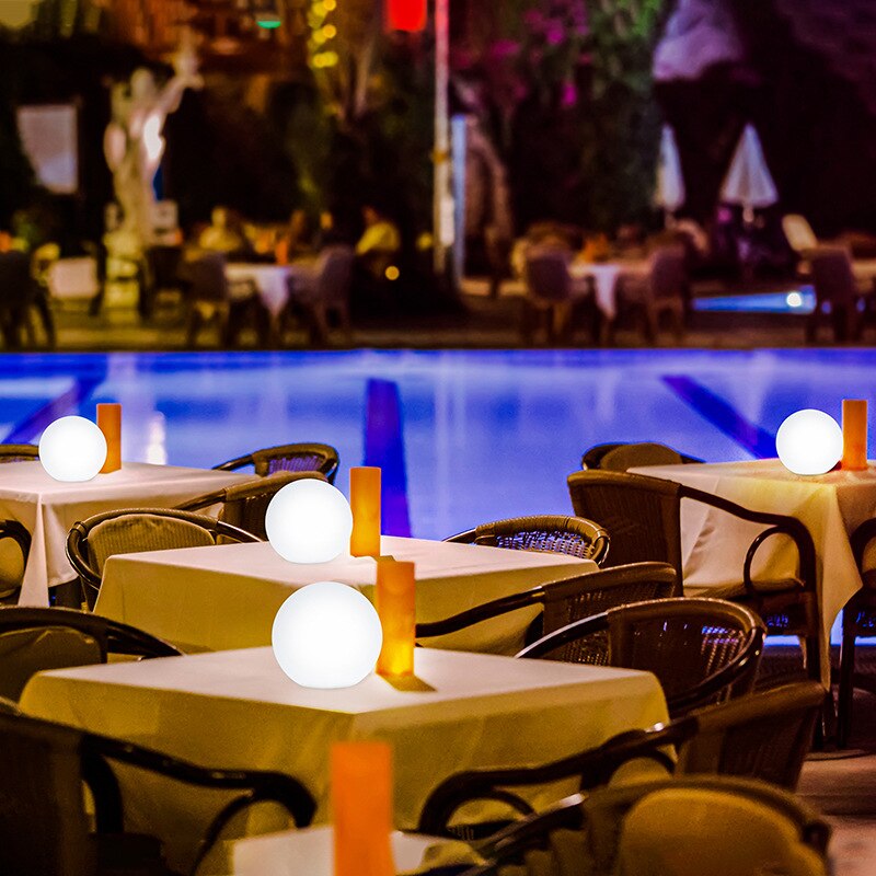 Moon Battery LED Indoor & Outdoor Table Lamp | Kalsten