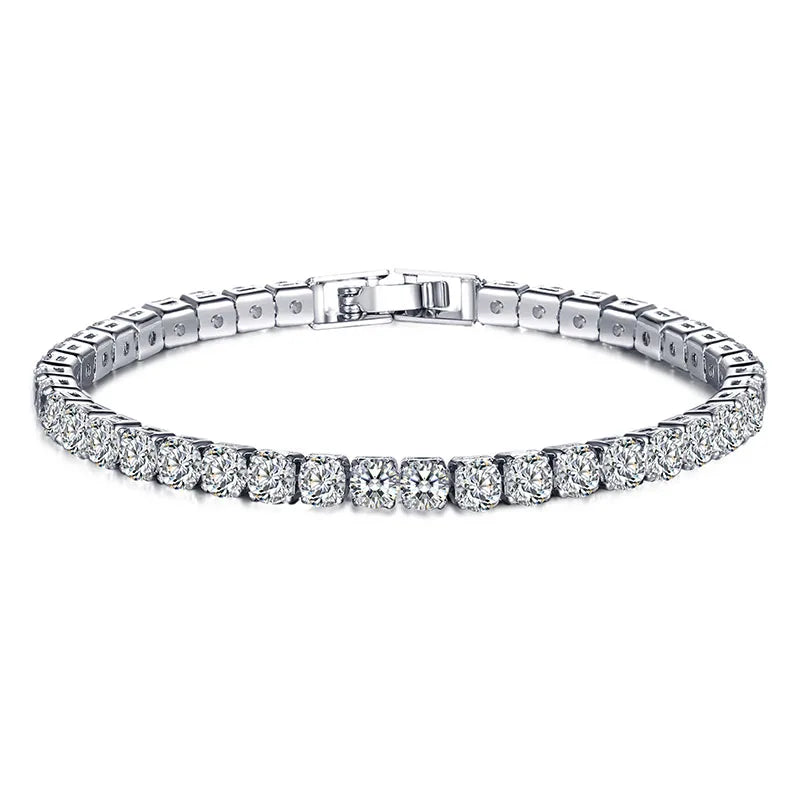 Kalsten | Tennis Bracelet – Shine with Attitude: Elegance in Sterling Silver and Hip-Hop Flair!