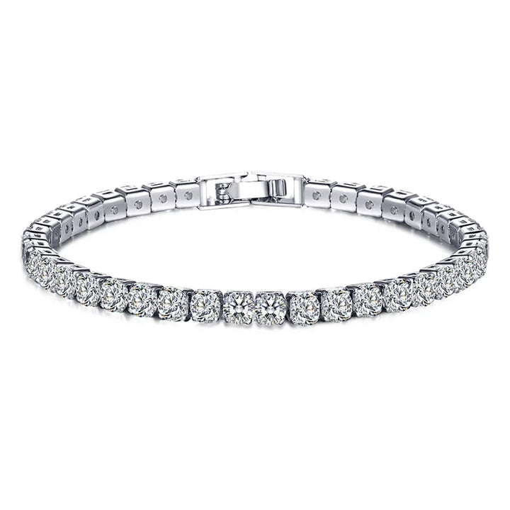 Kalsten | Tennis Bracelet – Shine with Attitude: Elegance in Sterling Silver and Hip-Hop Flair!
