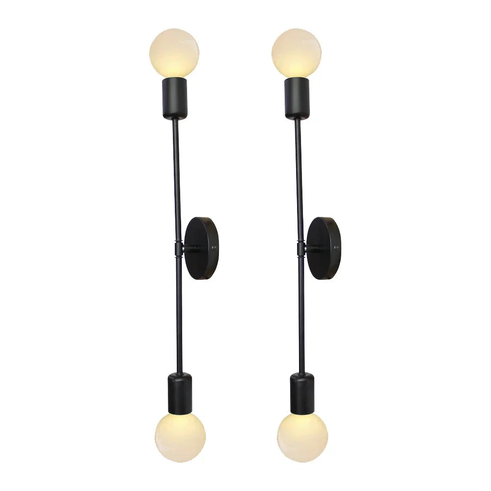 Modern Nordic Wall Light – Vintage Industrial E27 Bedside Sconce for Bedroom, Living Room, Kitchen, and Dining Room | Kalsten