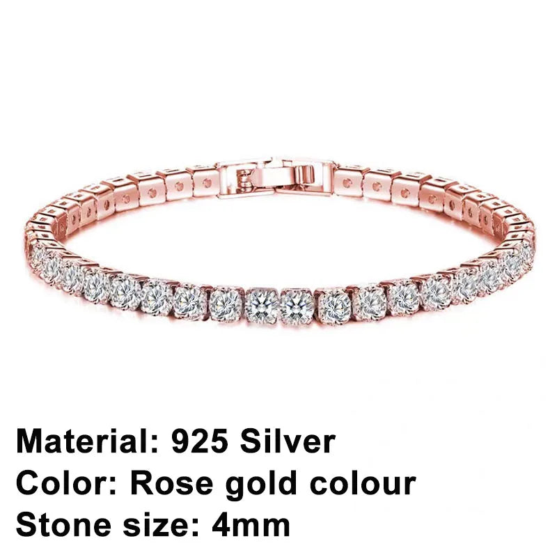 Kalsten | Tennis Bracelet – Shine with Attitude: Elegance in Sterling Silver and Hip-Hop Flair!