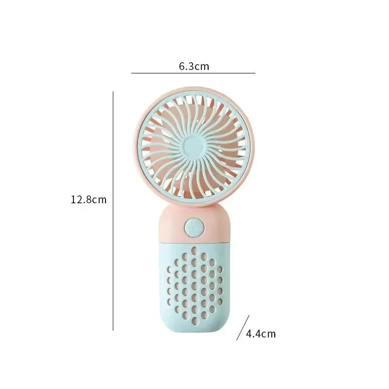 2024 New Cartoon Handheld Charging Fan - Cute and Portable Mini USB Pocket Fan for Students | Kalsten