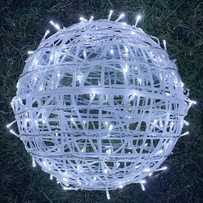 LED Rattan Ball String Lights – Decorative Outdoor Lighting for Gardens and Parties | Kalsten