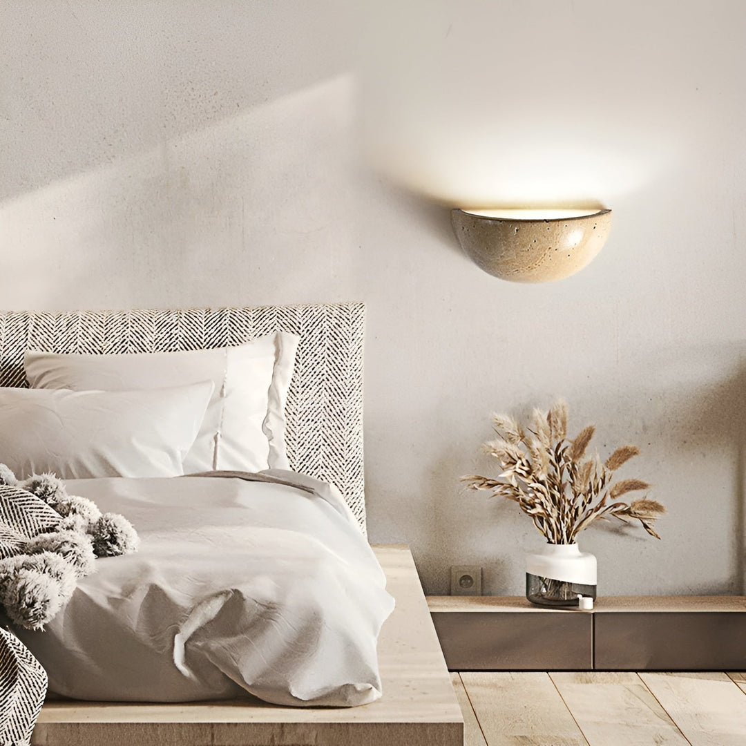 Elegant Wabi-Sabi LED Wall Lighting – Korzito Wall Lamp Kalsten