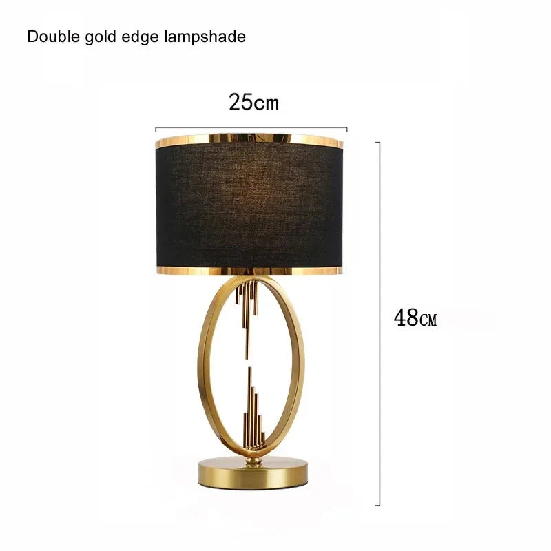 American Table Lamp - Modern Simple Study Creative Desk Lamp for European Living Room Bedroom Bedside Decor | Kalsten
