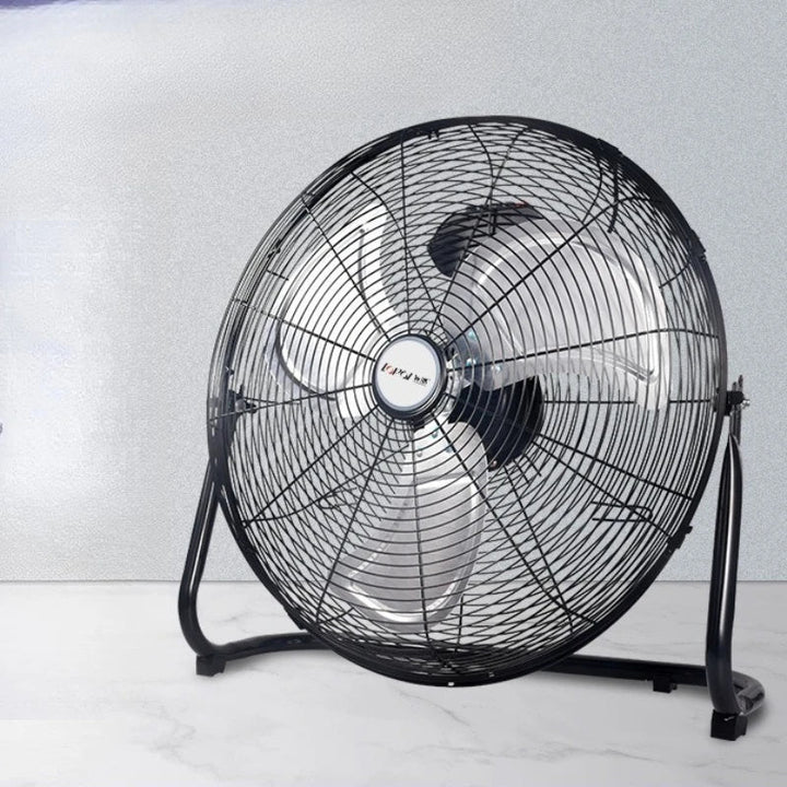 Industrial Floor Fan – 8-Speed 130° Oscillating Workshop Blower, Silent 45dB Turbo Motor with Overheat Protection | Kalsten