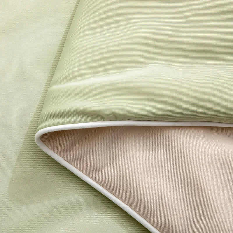 Air Condition Summer Comforter — Pure Color Ice Silk Cooling Blanket, Lightweight & Smooth Twin/King Size Quilt | Kalsten