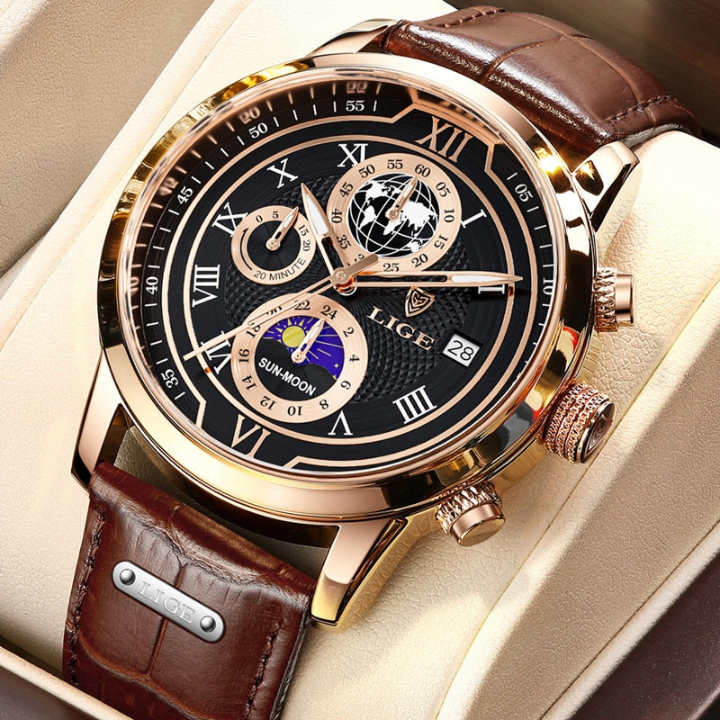 Kalsten | Classic Chronograph Men’s Watch | Stylish & Functional Luxury Wristwatch for Every Occasion