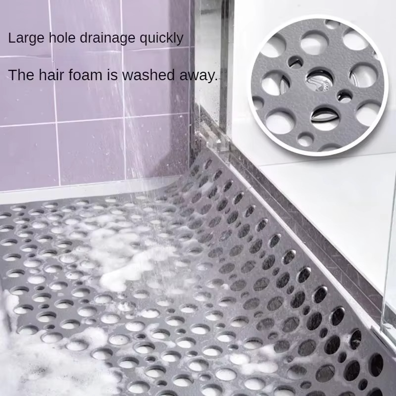 Kalsten | Extra-Porous TPE Non-Slip Shower Mat with Strong Suction, Anti-Mold, Machine Washable