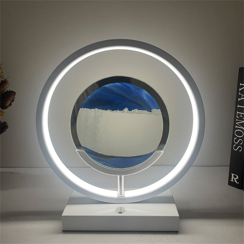 3D LED Flowing Sand Art Table Lamp | Kalsten
