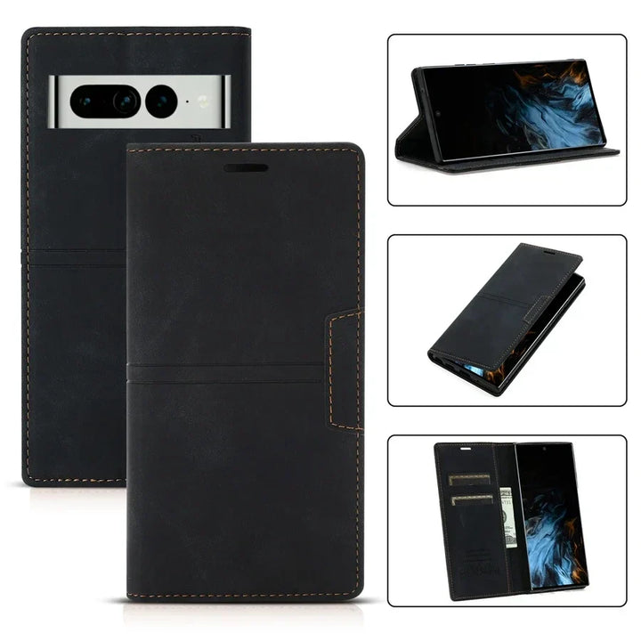 Kalsten | Leather Wallet Case Flip Case - Google Pixel