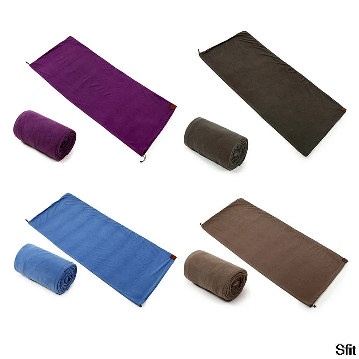 Kalsten | ThermoLite | Ultralight Fleece Sleeping Bag | Portable & Warm | For Camping, Travel & Outdoor