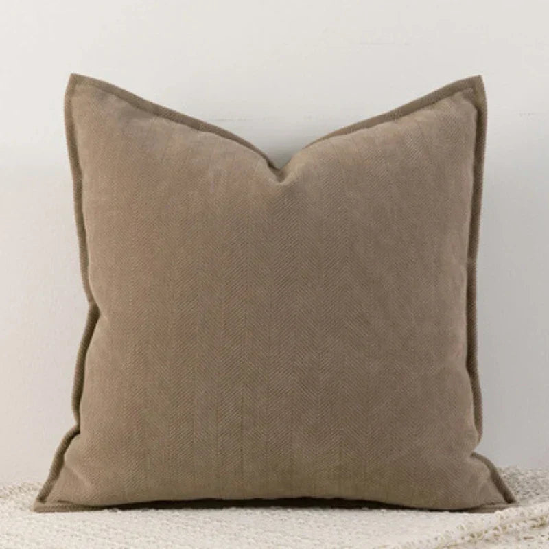 Simple Chenille Pillow Cover for Living Room & Bedroom Decoration – Soft Pillowcase for Modern Home | Kalsten