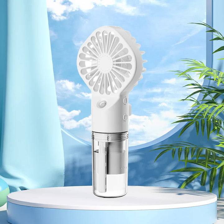 Handheld Mini Air Conditioner USB Rechargeable Portable Humidifier Mist Cooler Cooling Spray Humidifier Fan for Home/Office/Dorm | Kalsten