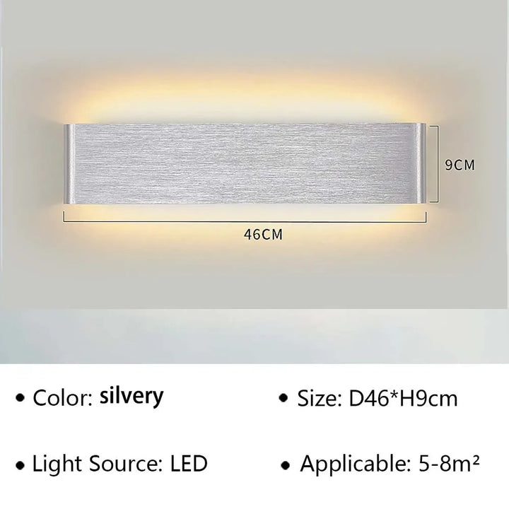 Kalsten | LumiEra Modern LED Wall Lamp | Stylish Design | Warm White Light for Bedroom, Hallway & Bathroom