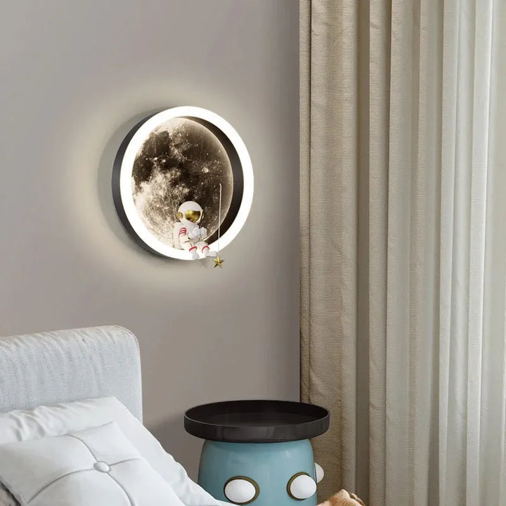 Astronaut On The Moon Wall Light | Kalsten