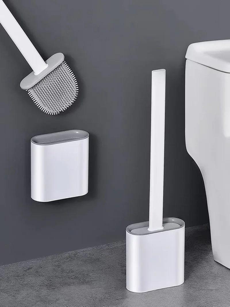 Silicone Toilet Brush Set