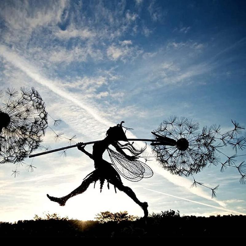 Kalsten | Fairies on a Milk Thread Art Sculpture