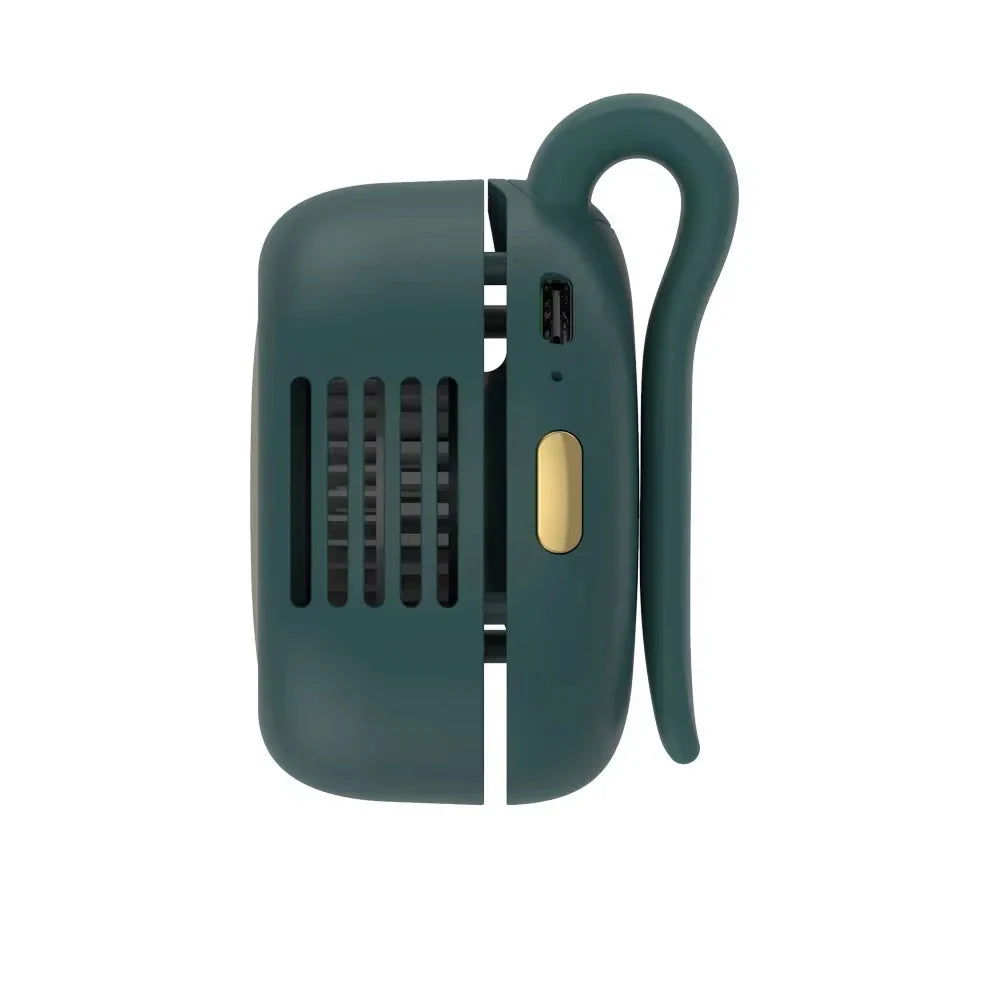 Portable Mini Handheld Bladeless Fan – Rechargeable Clip-On Waist or Desktop Fan for Outdoor Ventilation | Kalsten