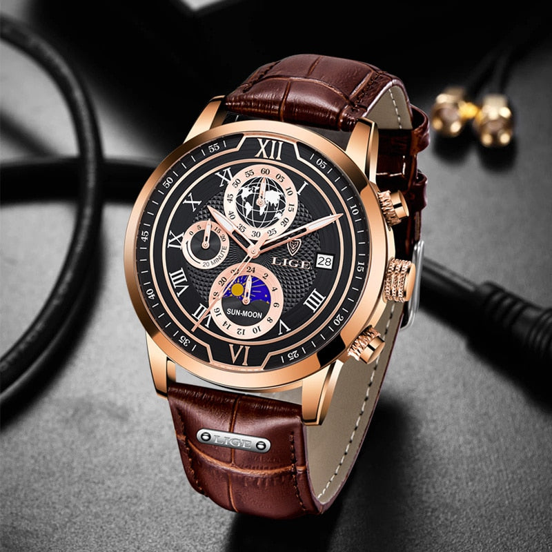 Kalsten | Classic Chronograph Men’s Watch | Stylish & Functional Luxury Wristwatch for Every Occasion