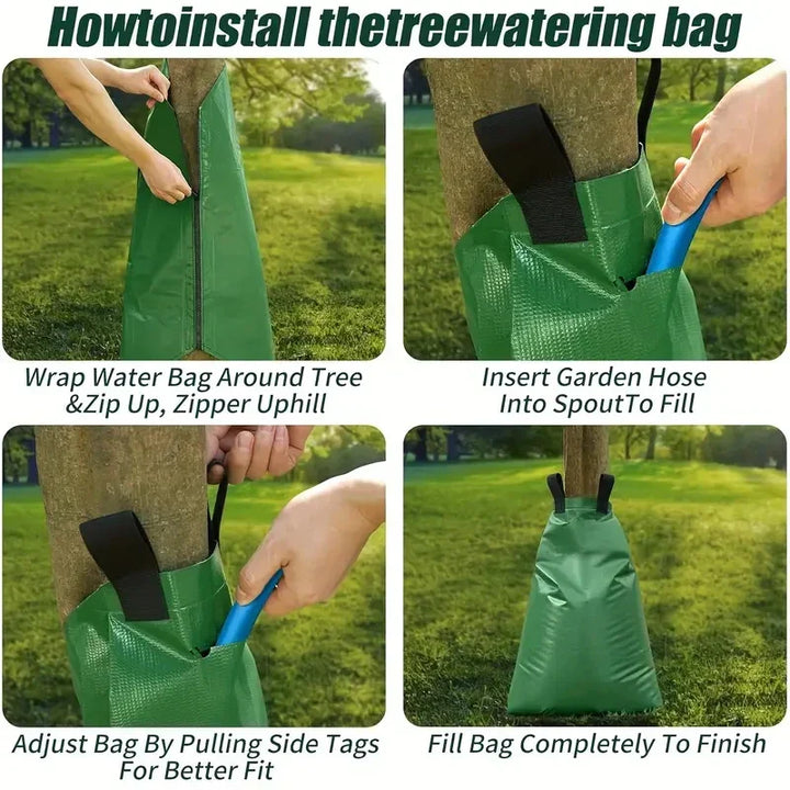Kalsten | Tree watering bag AquaTree 20 | 75L capacity | Reusable & Long-term watering | For garden & landscaping care