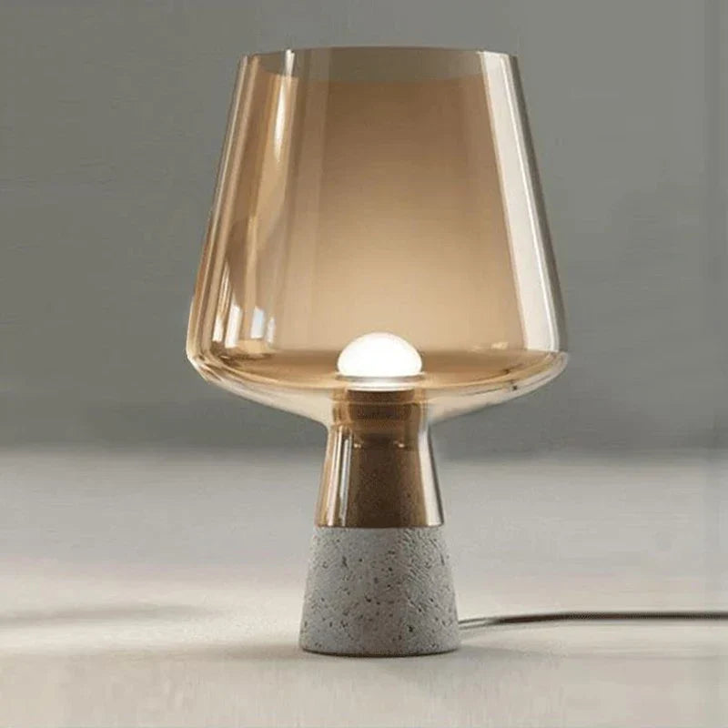 NordicCement Table Lamp – Minimalist Design with Concrete Base Kalsten