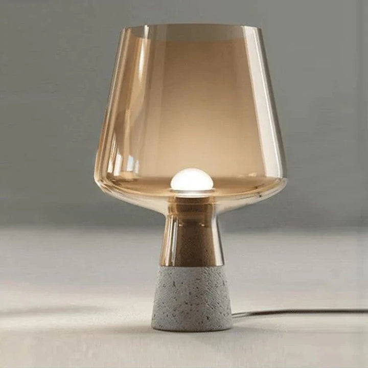NordicCement Table Lamp – Minimalist Design with Concrete Base Kalsten