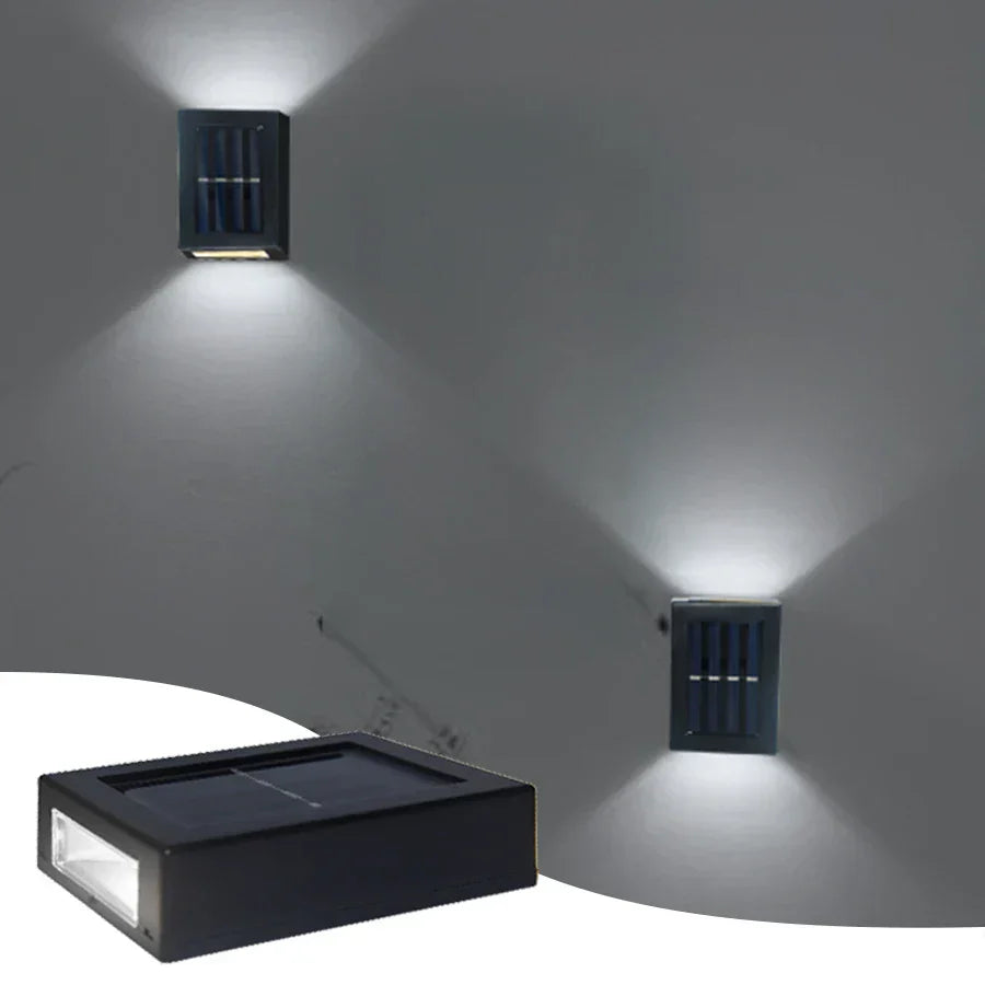 Waterproof LED Solar Wall Light: Up and down light for balcony, garden, street and landscape | Kalsten