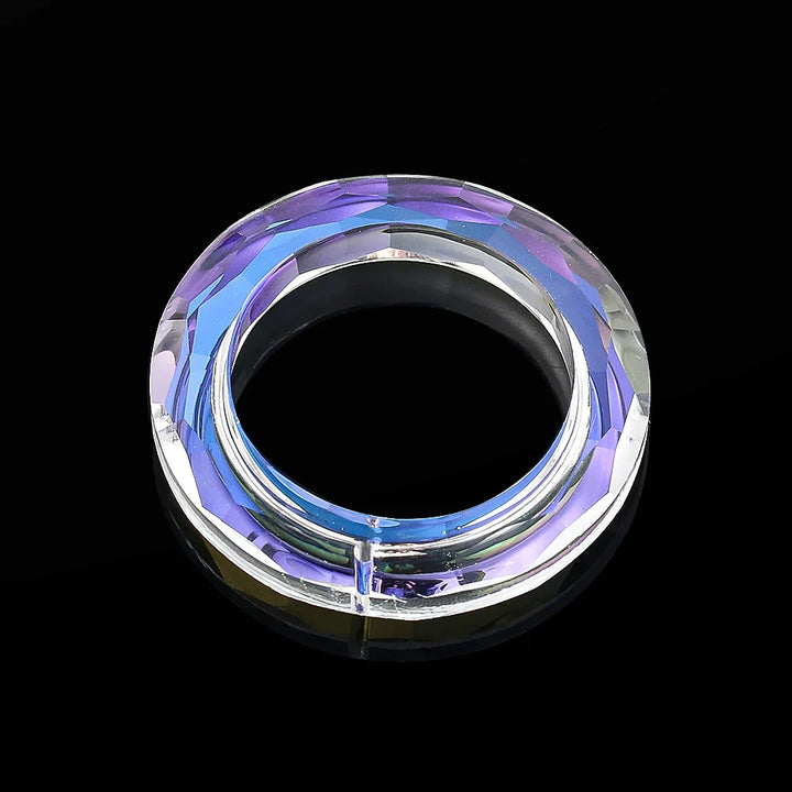 Kalsten | Crystal Suncatcher LumiRing 50 | Ø 50 cm | Glass Prism for Windows, Garden & Decor | Rainbow Catcher for Light Plays