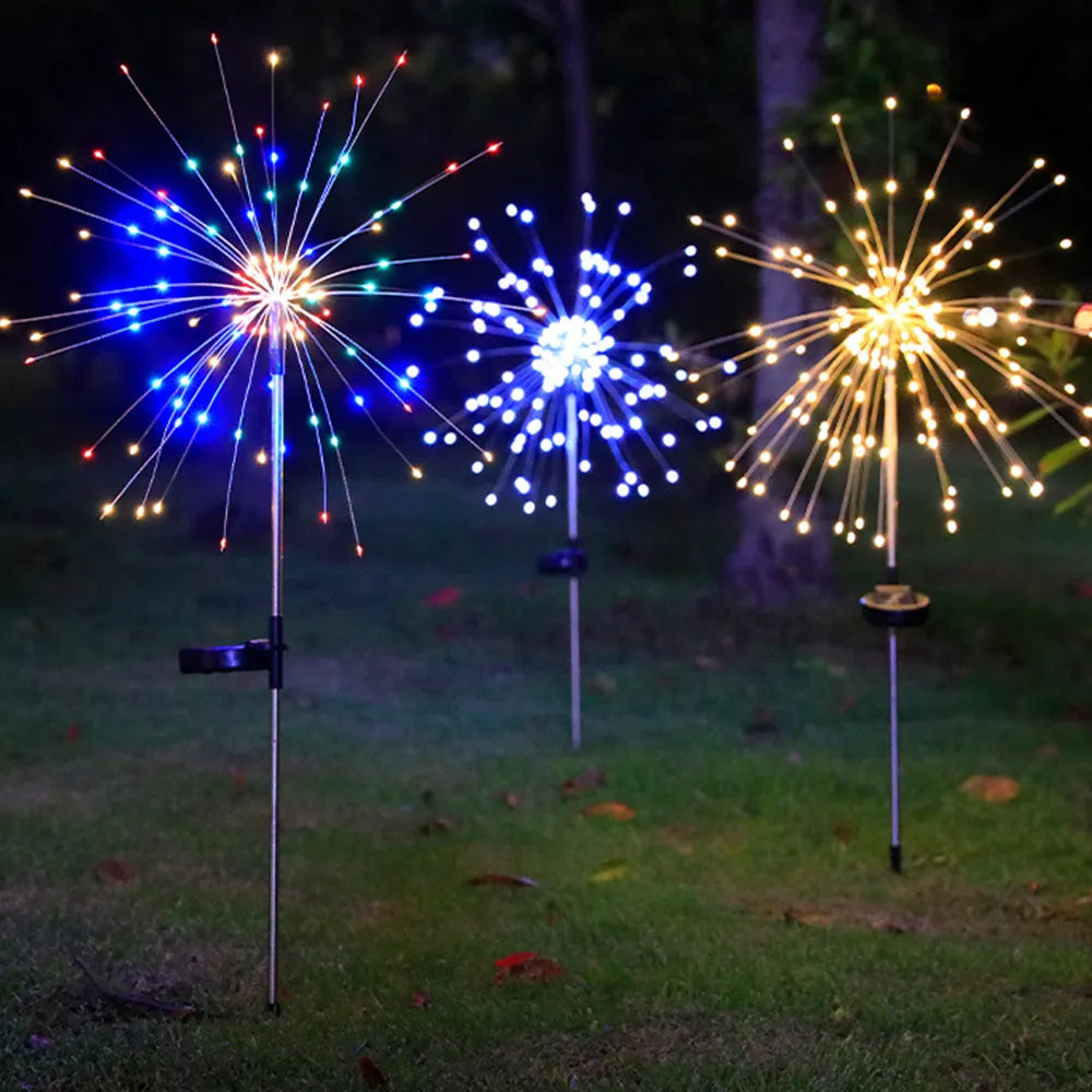 LED Solar Firework Fairy Outdoor Pathway Lights | Kalsten