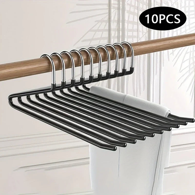 Kalsten | Clothoria | Open Pants Hangers | Space-Saving & Stable | Metal with Anti-Rust Coating