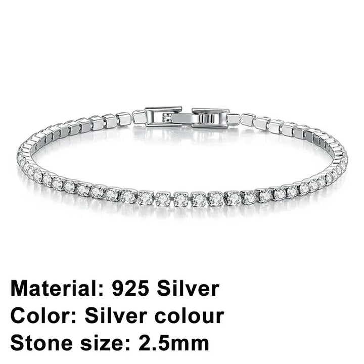 Kalsten | Tennis Bracelet – Shine with Attitude: Elegance in Sterling Silver and Hip-Hop Flair!