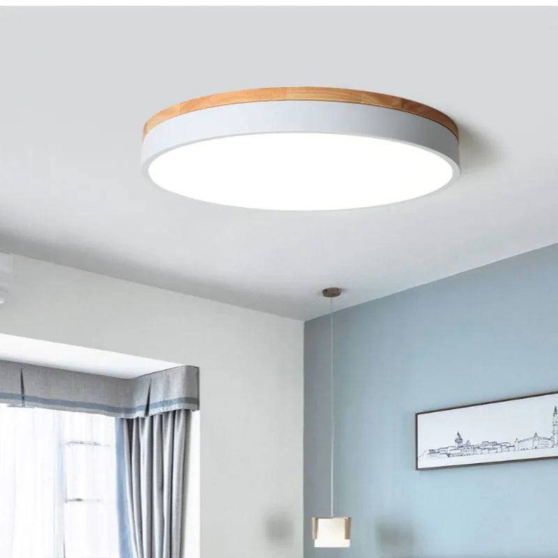 Modern LED Ceiling Light – 27W Surface-Mounted Fixture with Warm, Cold, and Natural Light Options for Living Room, Bedroom, and Kitchen | Kalsten