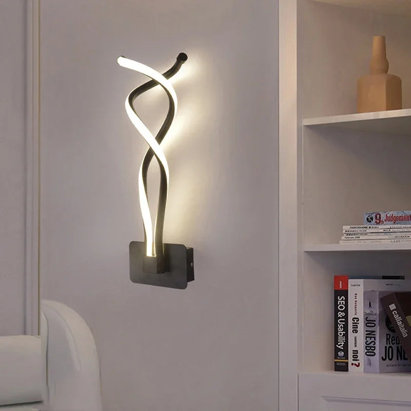 Modern Minimalist LED Wall Lamp – Up & Down Wall Sconce for Bedroom, Living Room, and Bathroom | Kalsten