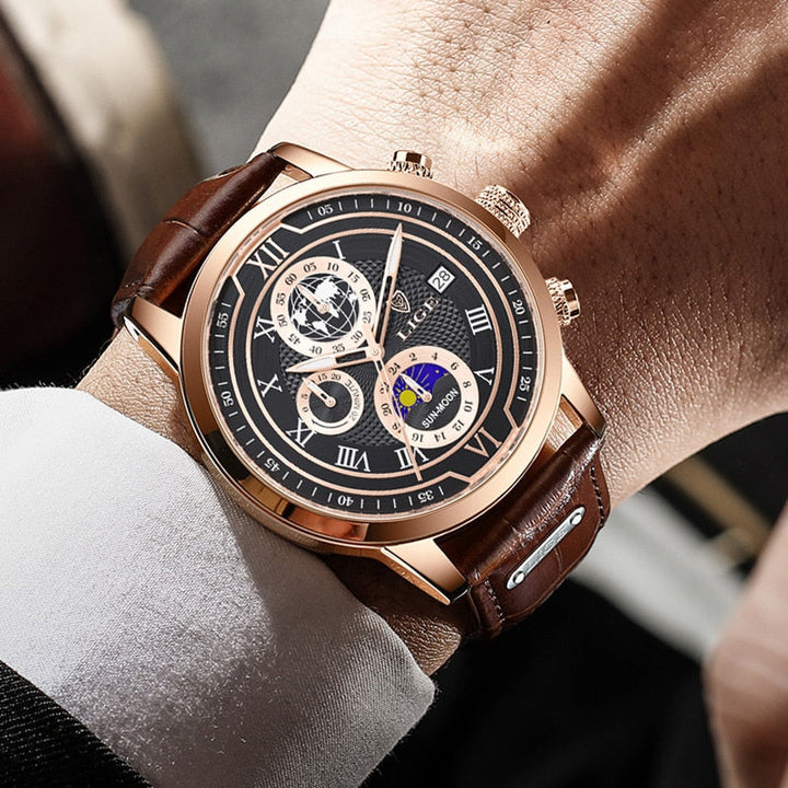 Kalsten | Classic Chronograph Men’s Watch | Stylish & Functional Luxury Wristwatch for Every Occasion