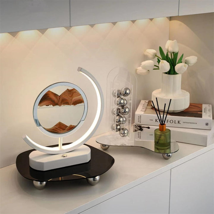 3D LED Flowing Sand Art Table Lamp | Kalsten
