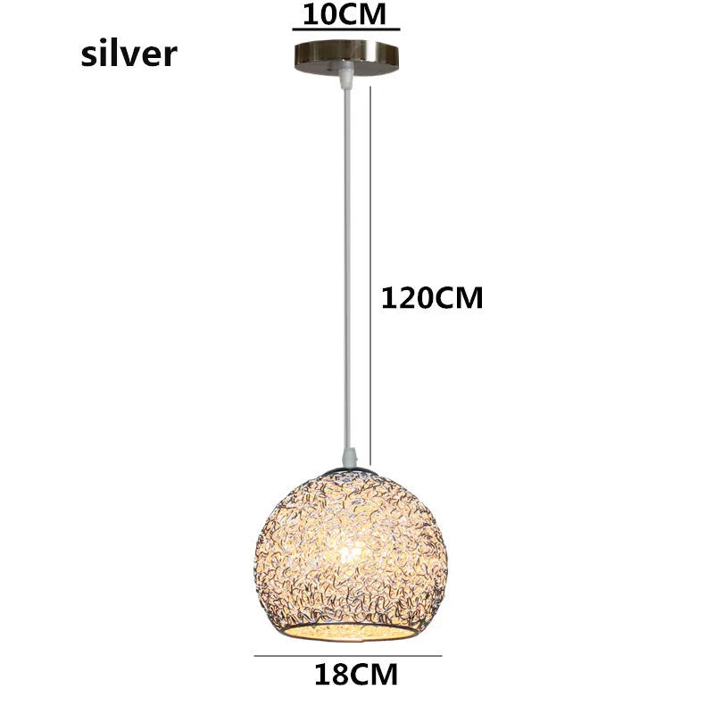 Modern Colorful Round Pendant Light – E27 LED Hanging Lamp for Bedroom, Living Room, Cafe, and Restaurant | Kalsten