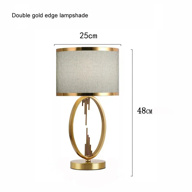 American Table Lamp - Modern Simple Study Creative Desk Lamp for European Living Room Bedroom Bedside Decor | Kalsten