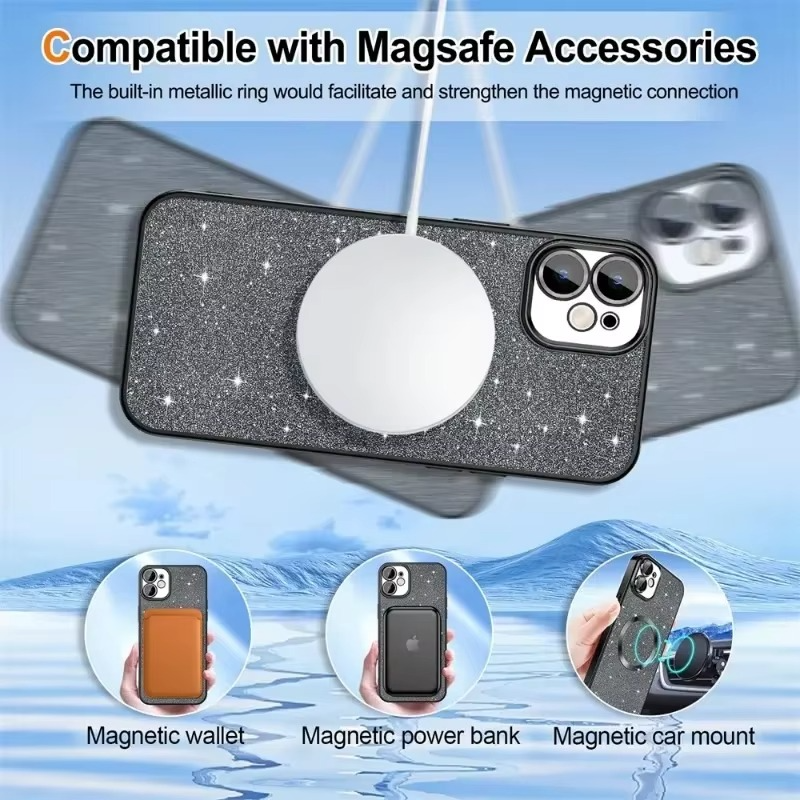 Kalsten | Sparkling Electroplate Case with MagSafe for iPhone