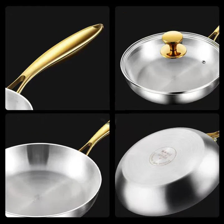 ChefSteel – Professional Stainless Steel Frying Pan for Gas & Induction | Kalsten