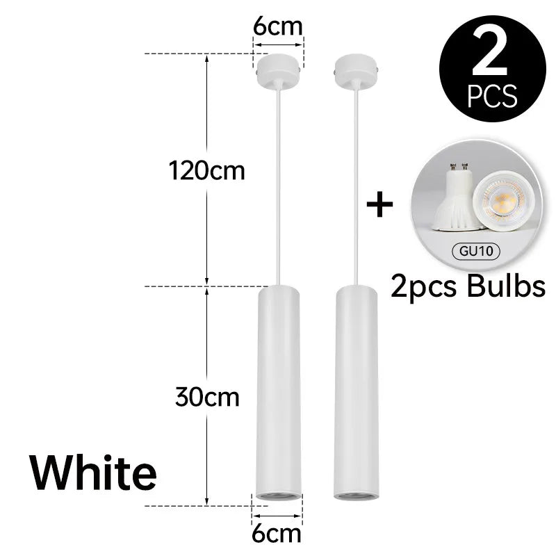 Modern LED Pendant Light – Sleek Cylinder Hanging Lamp for Kitchen, Living Room, and Bedroom Decor | Kalsten