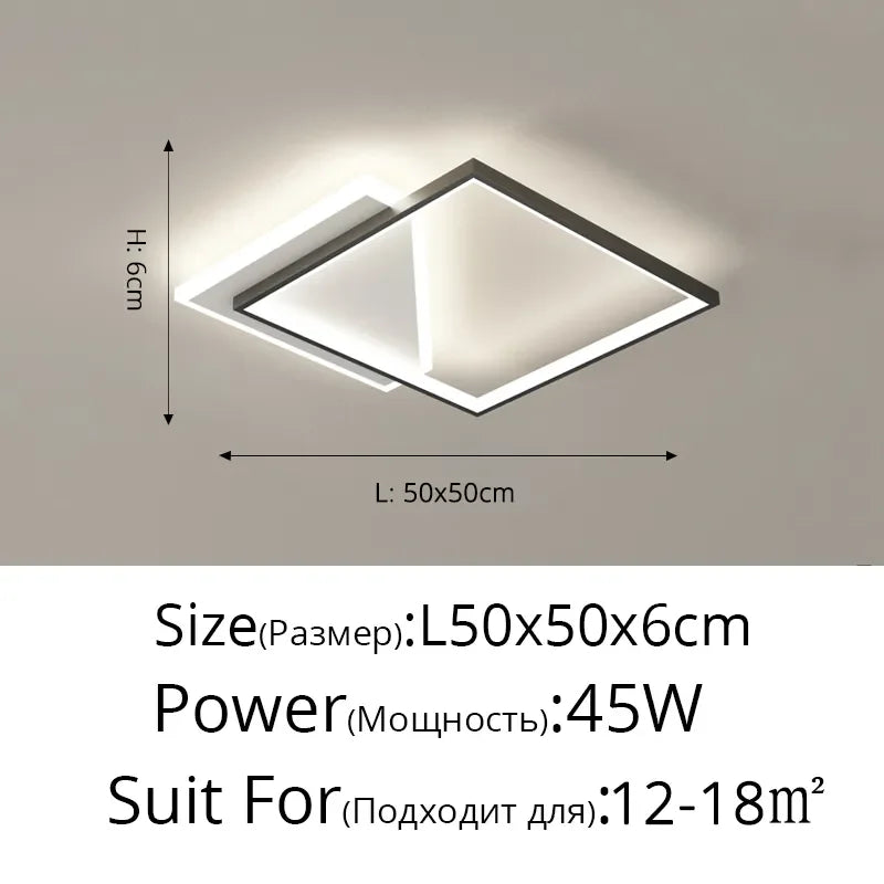 Modern LED Chandelier – Dimmable Indoor Lighting for Bedroom, Living Room, Study, and Home Decoration, 110V/220V | Kalsten