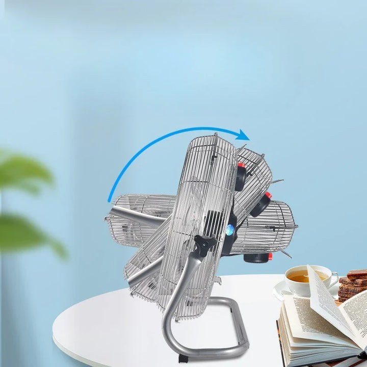 Industrial Floor Fan – 8-Speed 130° Oscillating Workshop Blower, Silent 45dB Turbo Motor with Overheat Protection | Kalsten