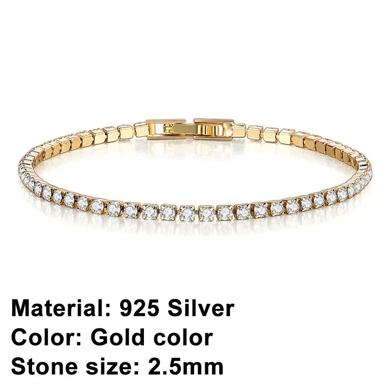 Kalsten | Tennis Bracelet – Shine with Attitude: Elegance in Sterling Silver and Hip-Hop Flair!