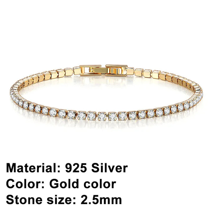 Kalsten | Tennis Bracelet – Shine with Attitude: Elegance in Sterling Silver and Hip-Hop Flair!