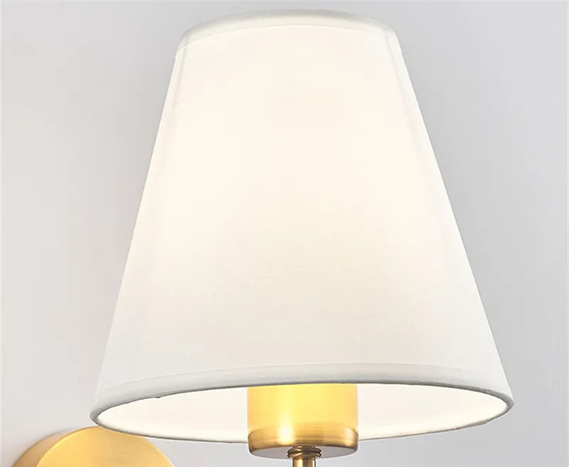 Fabric Wall Lamp – Rustic American Style