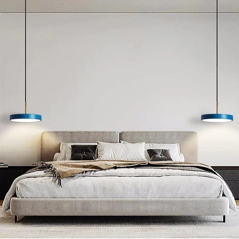 Modern LED Pendant Light – 23/30cm Disc Hanging Lamp for Bedroom, Living Room, Office, and Aisle – Dimmable LED Ceiling Light | Kalsten